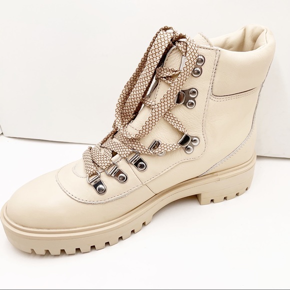 🆕{J. CREW} Dusty Ivory Leather Nordic Boots - Picture 14 of 16